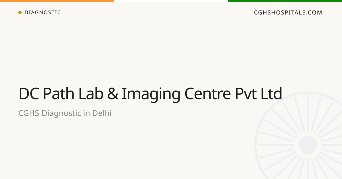 DC Path Lab & Imaging Centre Pvt Ltd