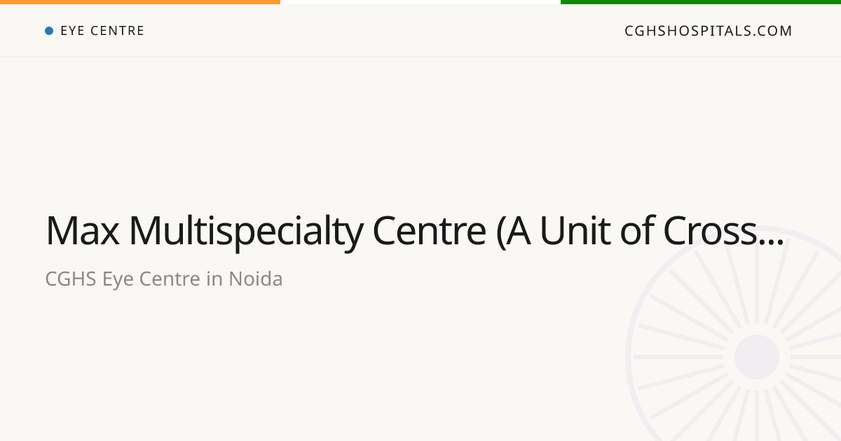 Max Multispecialty Centre (A Unit of Crosslay Remedi...