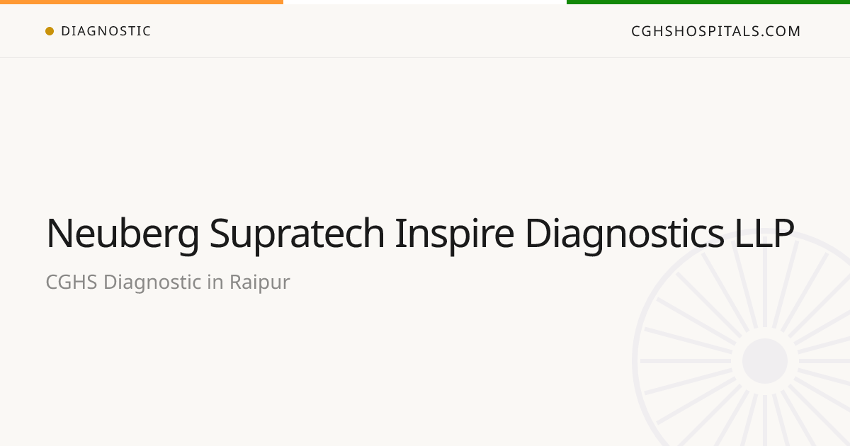 Neuberg Supratech Inspire Diagnostics LLP