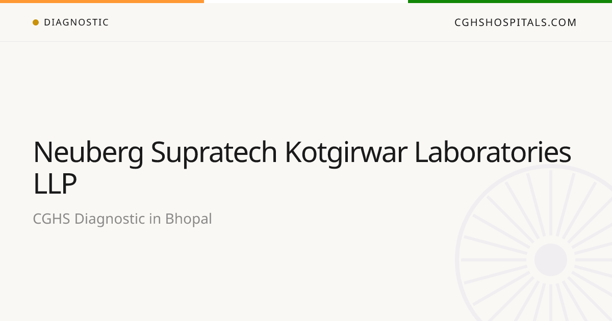 Neuberg Supratech Kotgirwar Laboratories LLP