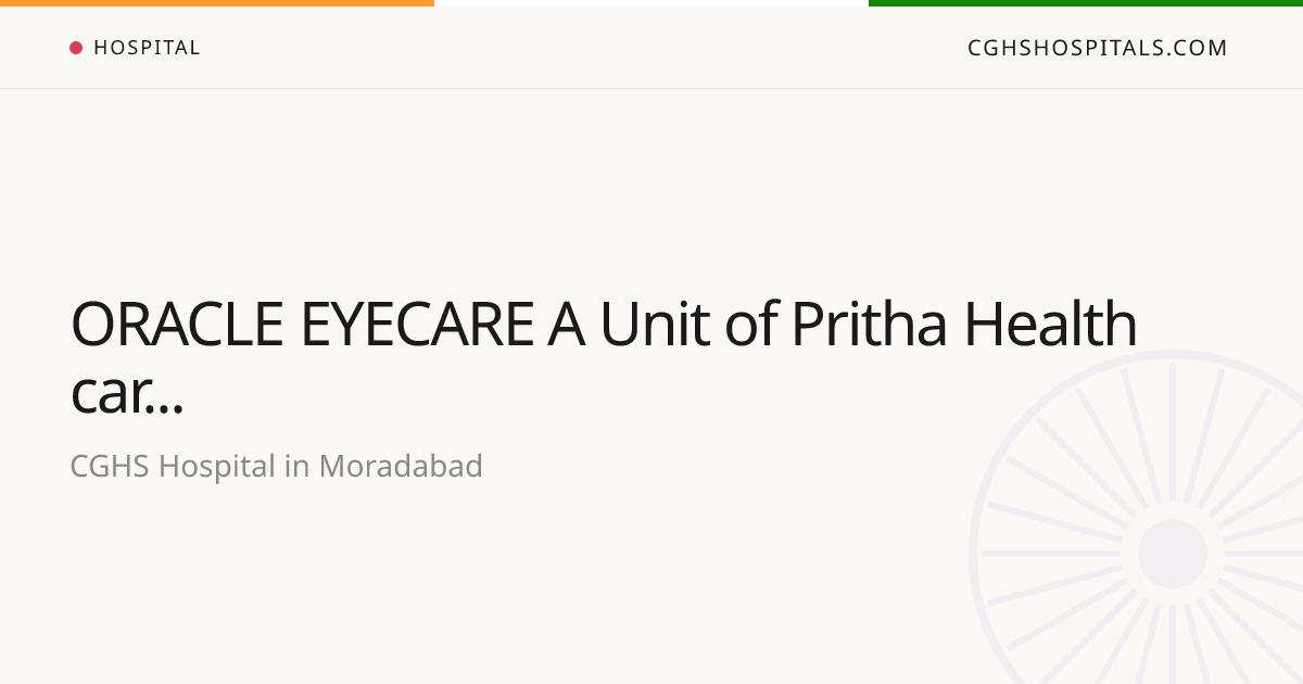 ORACLE EYECARE A Unit of Pritha Health care Pvt Ltd