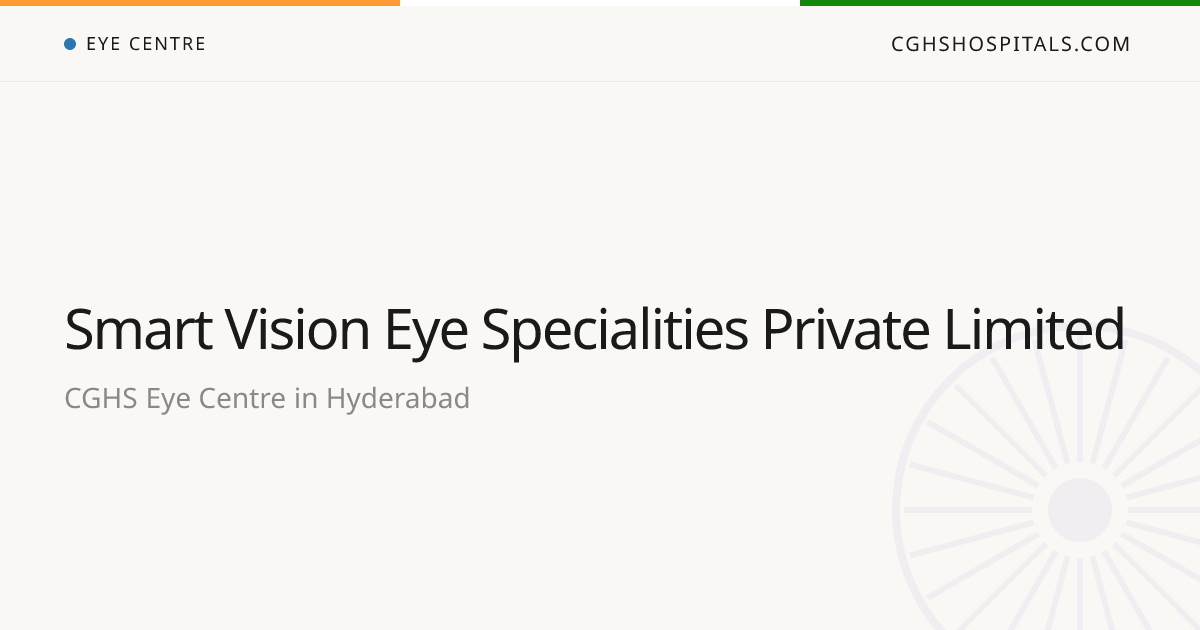 Smart Vision Eye Specialities Private Limited
